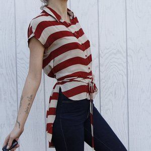 Alexander Wang Striped Button Up